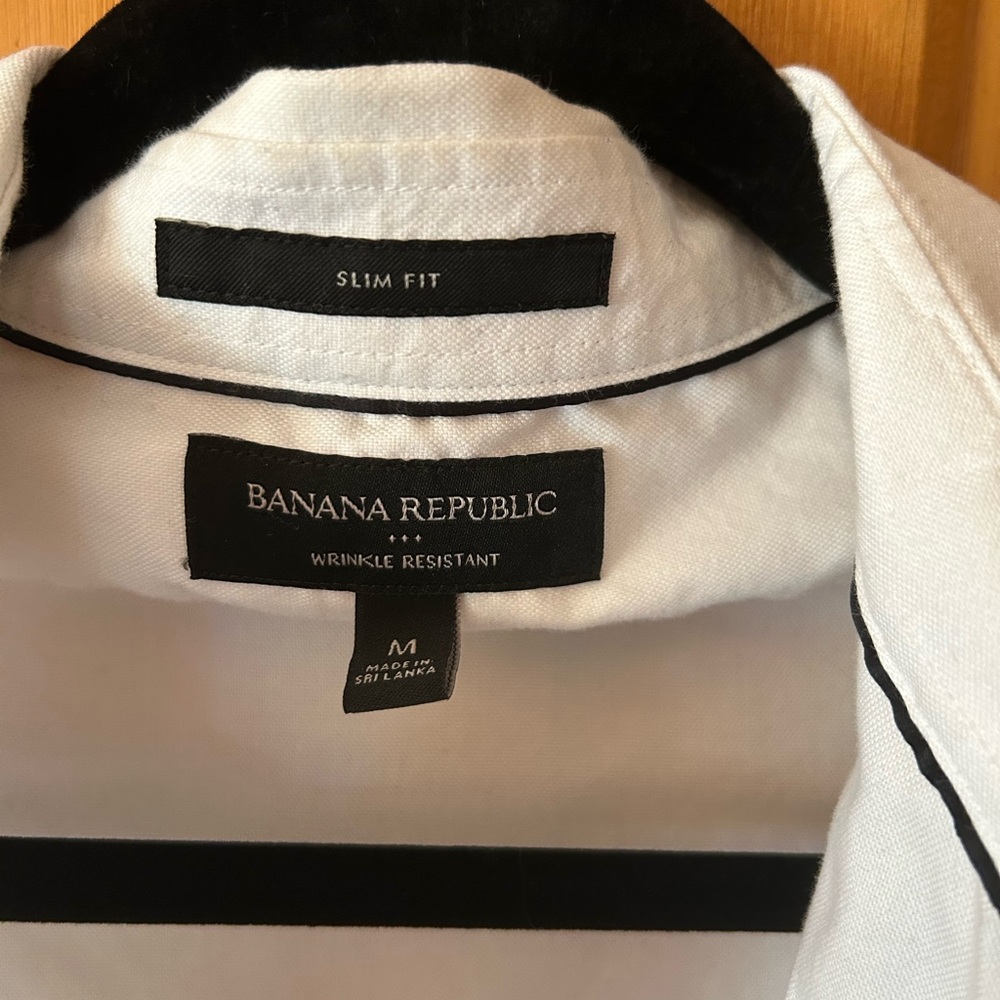 Banana Republic White Slim Fit Shirt - Picture 2 of 6